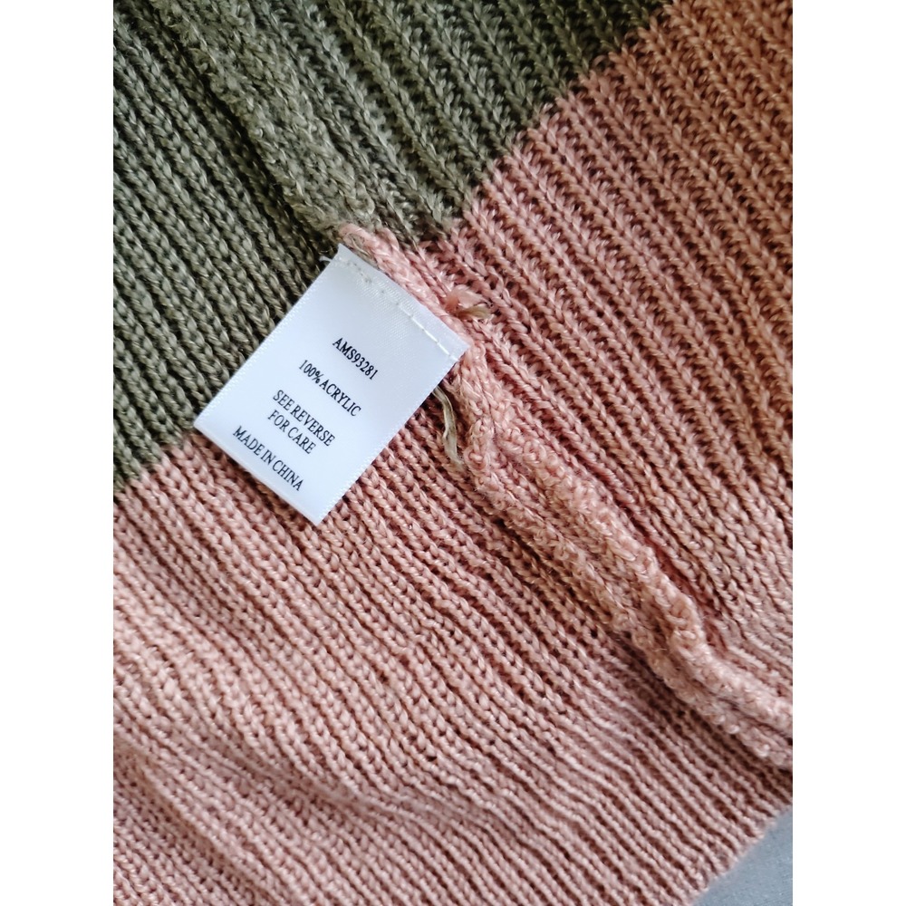 Women XL Color Block Open Front Lagun Duster Western Artsy Academia Y2K Cardigan - Picture 8 of 12
